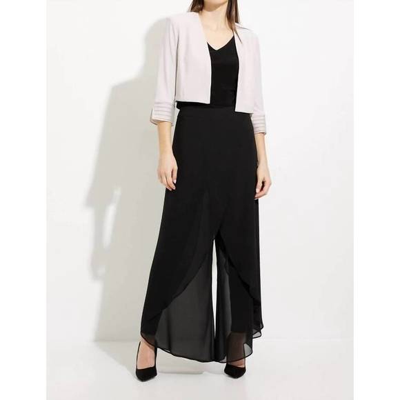 NEW JOSEPH RIBKOFF wide leg pants in black - Picture 4 of 4